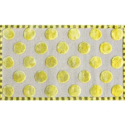 MacKenzie-Childs Rugs<Macro Dot Chartreuse Rug - 3' x 5'