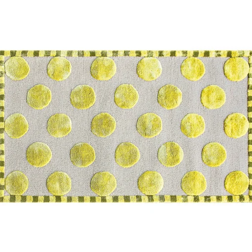 MacKenzie-Childs Rugs<Macro Dot Chartreuse Rug - 3' x 5'