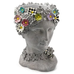 MacKenzie-Childs Spring|Greenery & Florals<Maia Large Bust Planter
