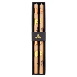 MacKenzie-Childs The Fall Shop|Candles & Fragrances<Maple Leaf Brown Dinner Candles, Set of 2