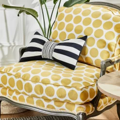 MacKenzie-Childs Pillows, Throws, & Cushions<Marquee Bow Throw Pillow