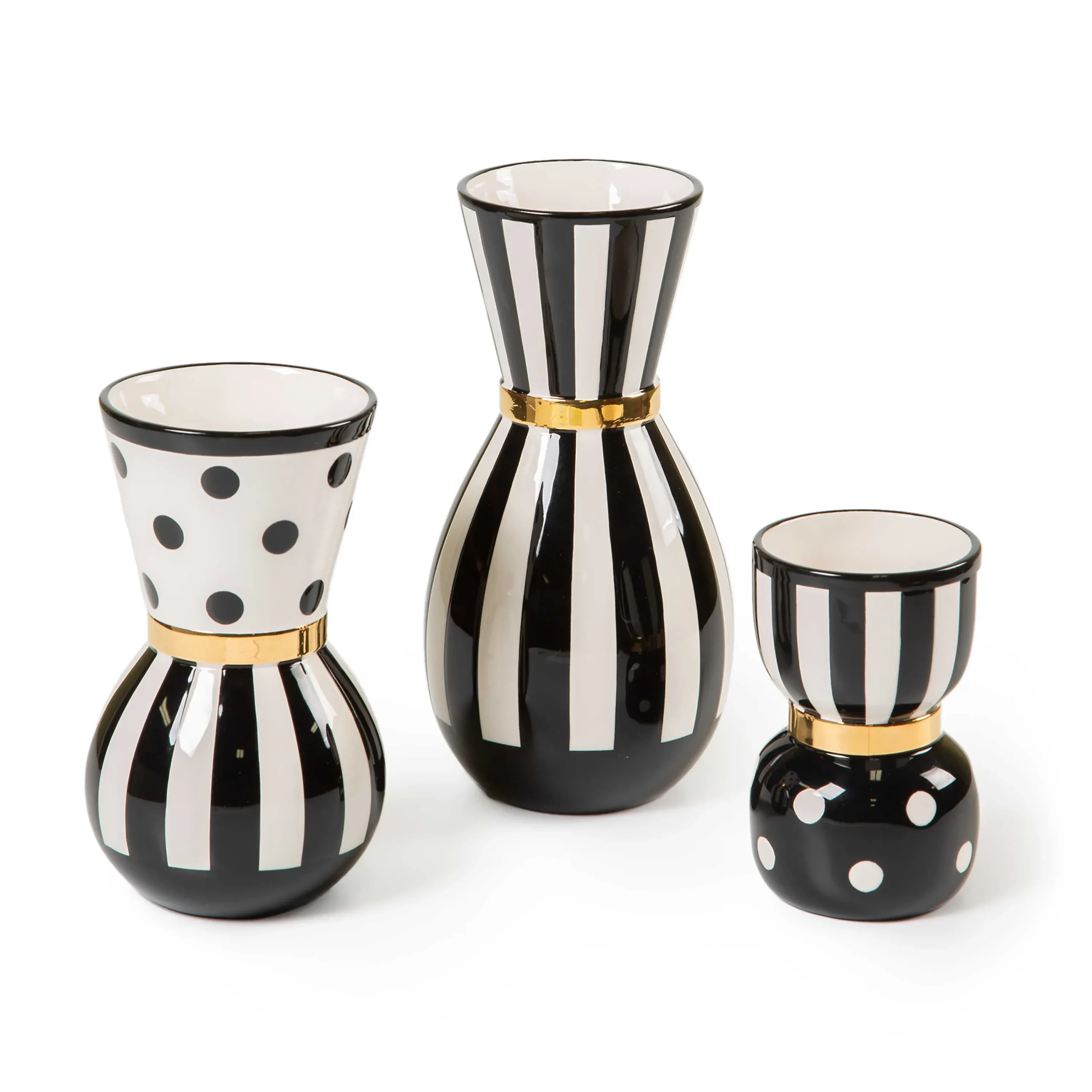 MacKenzie-Childs Room Accents<Marquee Vases, Set of 3