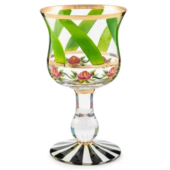 MacKenzie-Childs Drinkware|Bar Entertaining<Maypole Leaf Wine Glass
