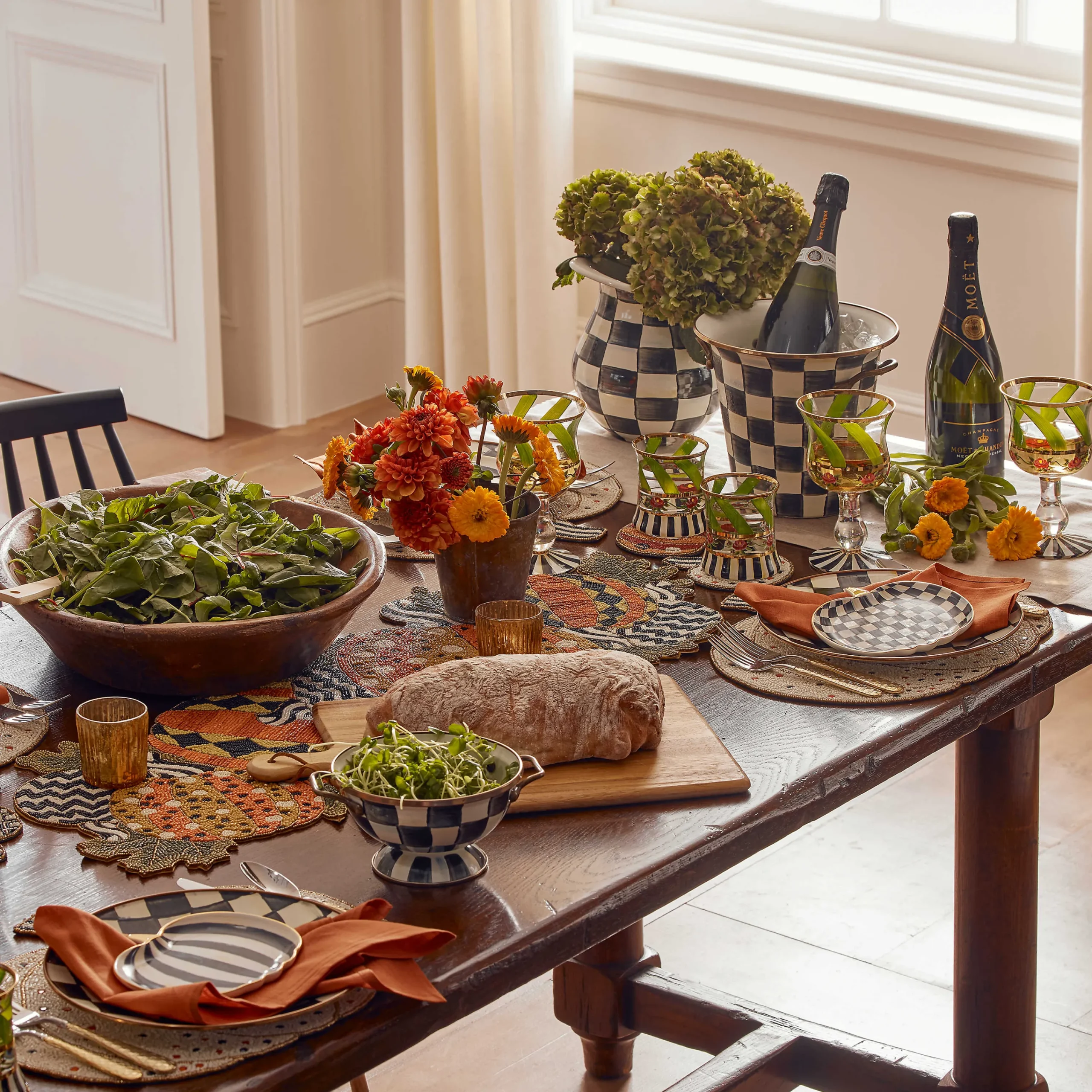 MacKenzie-Childs Drinkware|Bar Entertaining<Maypole Leaf Wine Glass