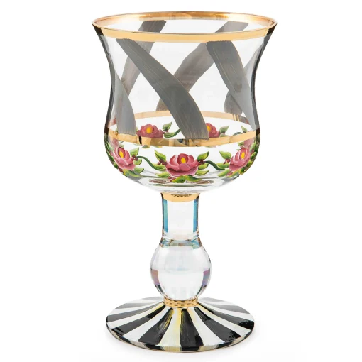 MacKenzie-Childs Drinkware|Bar Entertaining<Maypole Sterling Wine Glass