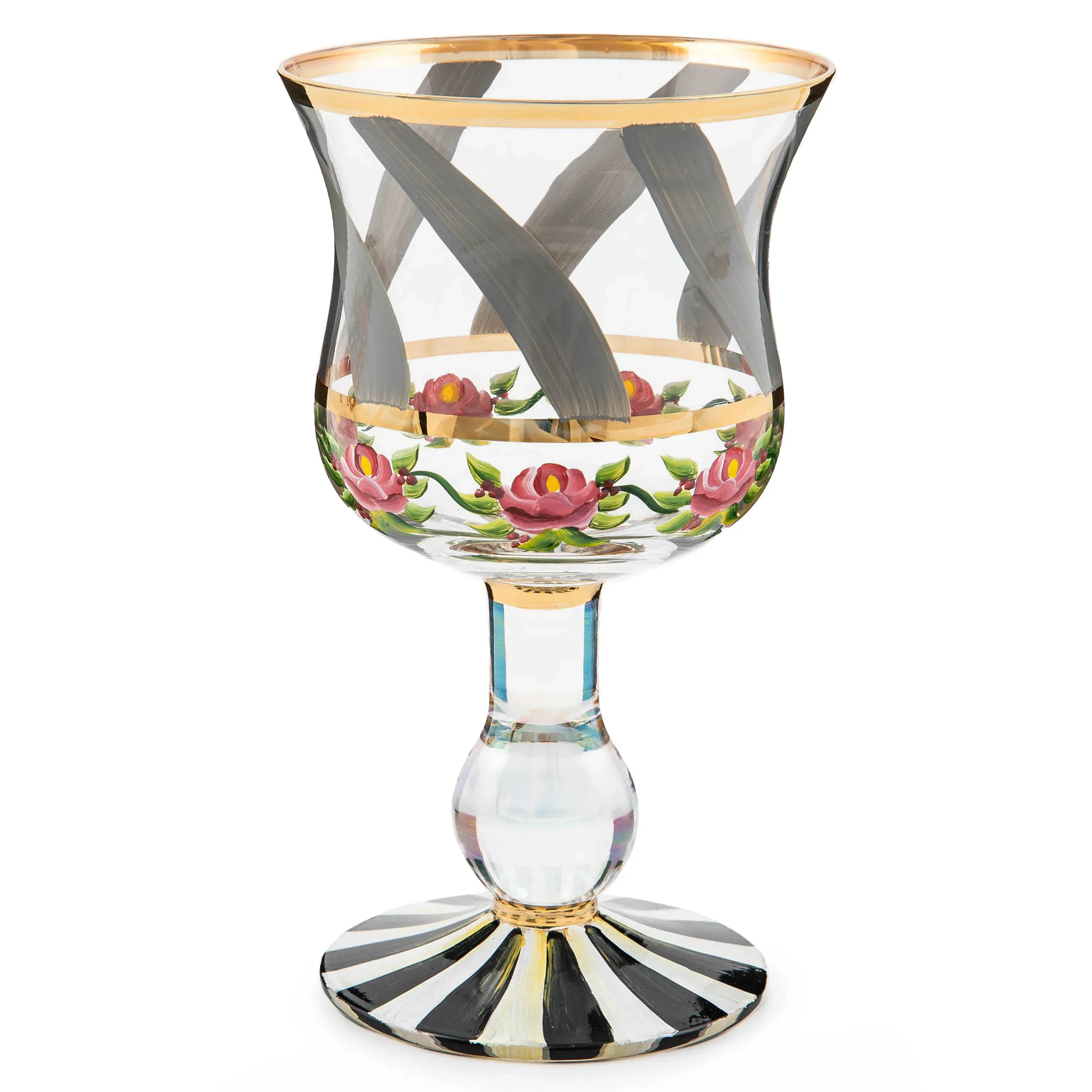 MacKenzie-Childs Drinkware|Bar Entertaining<Maypole Sterling Wine Glass