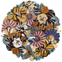 MacKenzie-Childs Rugs<Milano Floral 6' Round Rug
