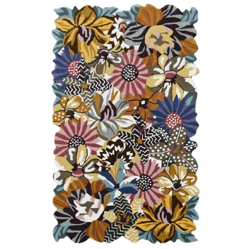 MacKenzie-Childs Rugs<Milano Floral 5' x 8' Rug