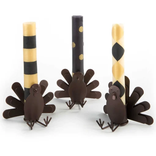 MacKenzie-Childs The Halloween Shop|Candles & Fragrances<Mini Black  Gold Dinner Candles, Set of 6