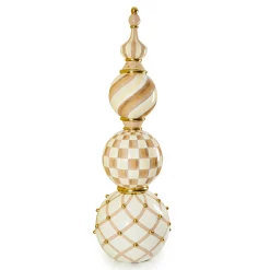 MacKenzie-Childs The Fall Shop|Outdoor<Mocha Check Outdoor Trophy Topiary