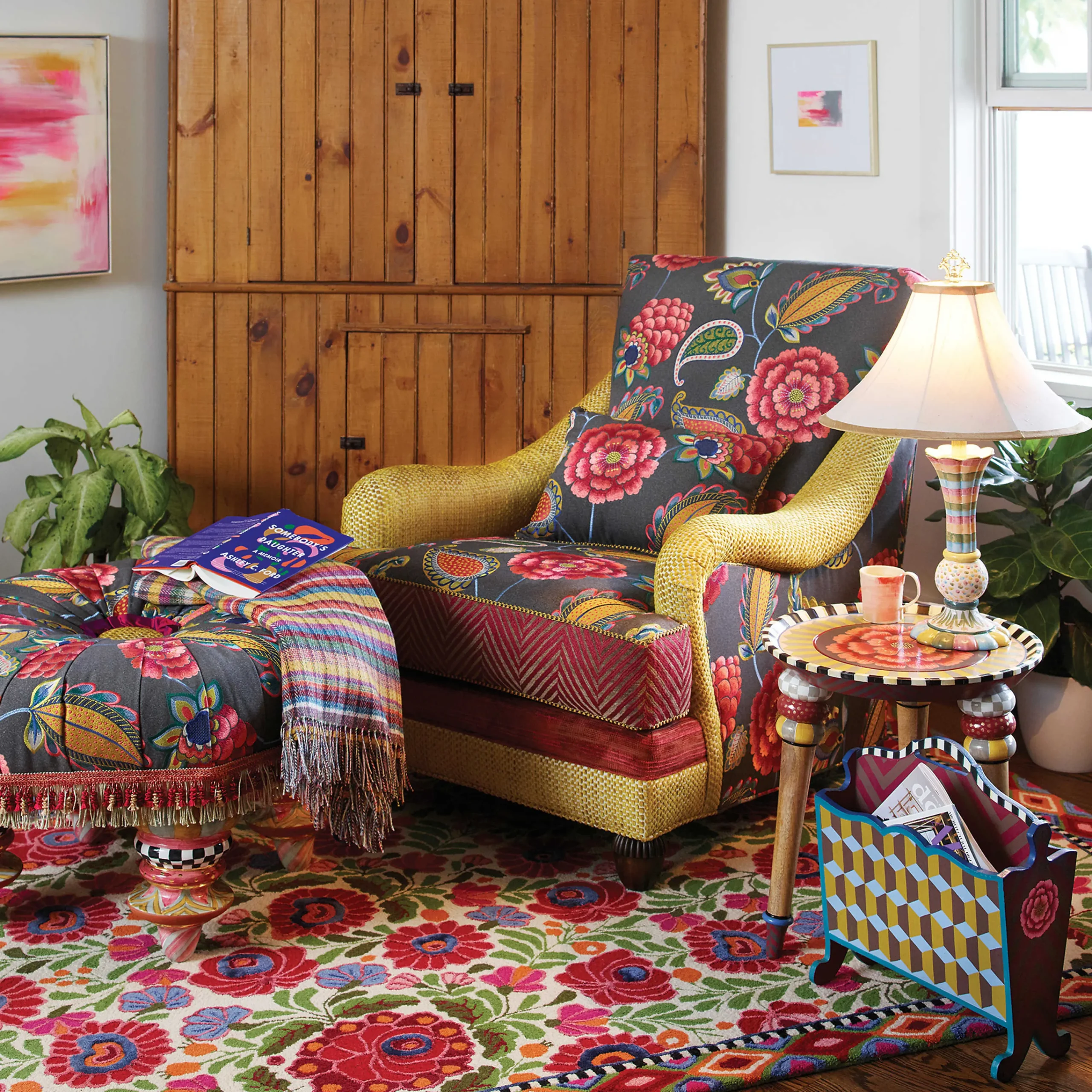 MacKenzie-Childs Living Room<Modern Naturalist Reading Chair