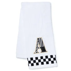 MacKenzie-Childs Bath & Bath Accessories<Monogram A Check Hand Towel