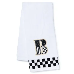 MacKenzie-Childs Bath & Bath Accessories<Monogram B Check Hand Towel