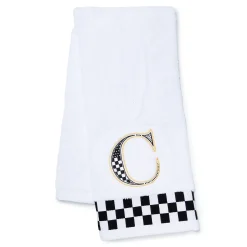 MacKenzie-Childs Bath & Bath Accessories<Monogram C Check Hand Towel