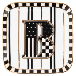 MacKenzie-Childs Dinnerware & Flatware<Monogram Dish - B