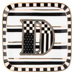 MacKenzie-Childs Dinnerware & Flatware<Monogram Dish - D