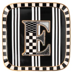 MacKenzie-Childs Dinnerware & Flatware<Monogram Dish - E