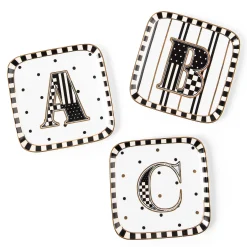 MacKenzie-Childs Dinnerware & Flatware<Monogram Dish - F