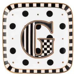 MacKenzie-Childs Dinnerware & Flatware<Monogram Dish - G