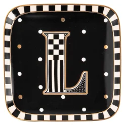 MacKenzie-Childs Dinnerware & Flatware<Monogram Dish - L