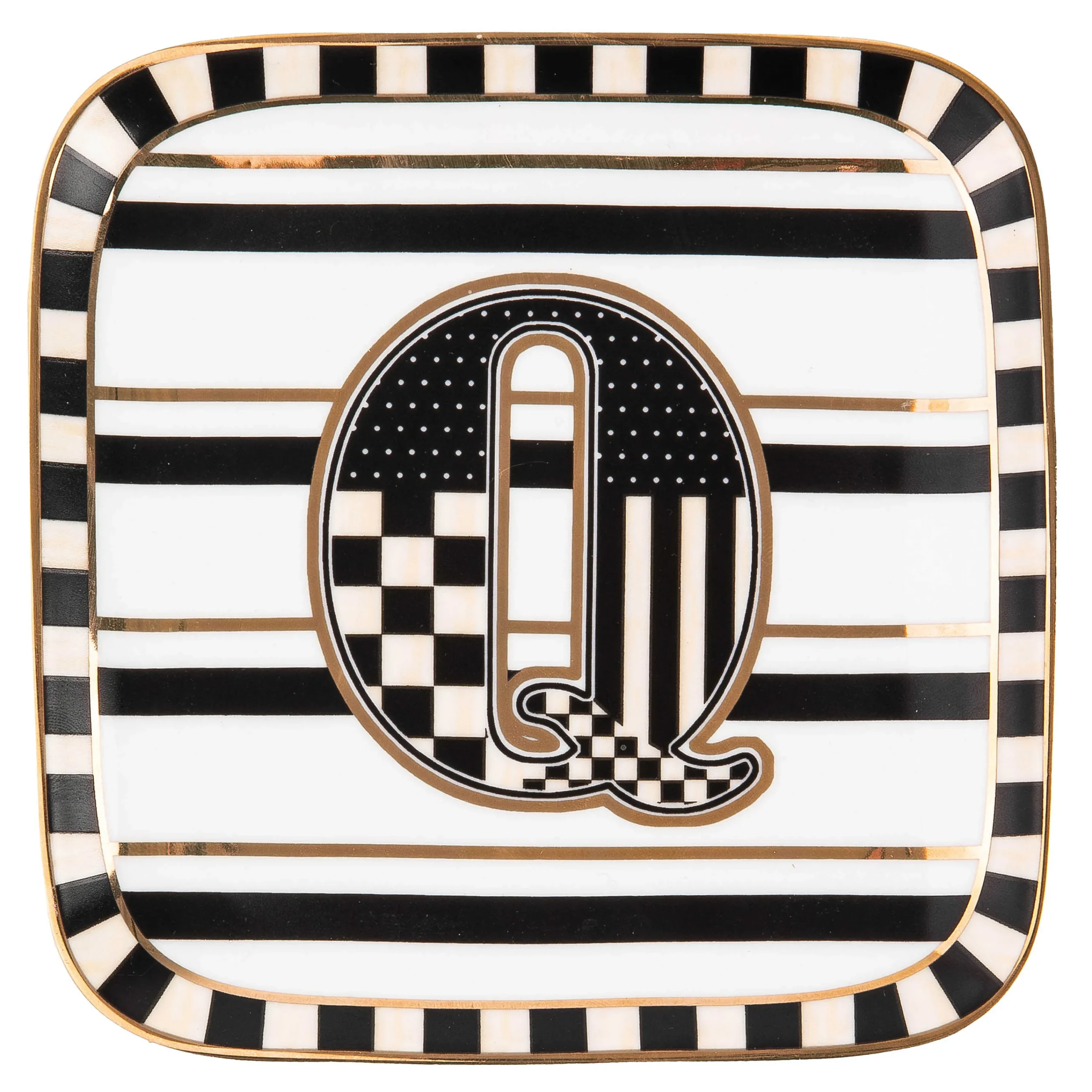 MacKenzie-Childs Dinnerware & Flatware<Monogram Dish - Q