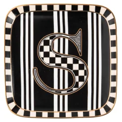 MacKenzie-Childs Dinnerware & Flatware<Monogram Dish - S