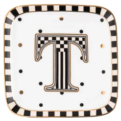 MacKenzie-Childs Dinnerware & Flatware<Monogram Dish - T