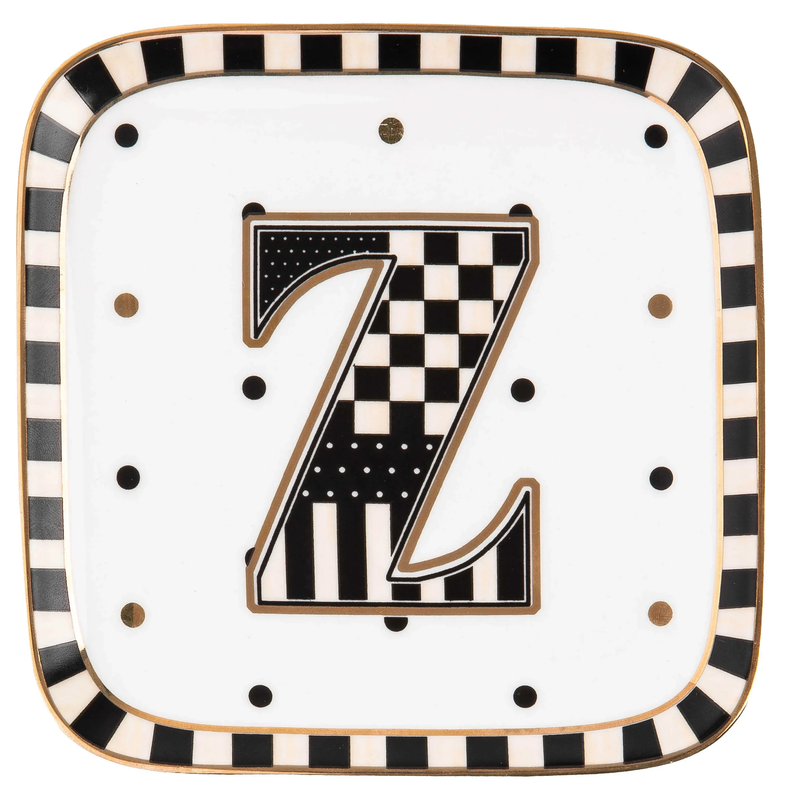 MacKenzie-Childs Dinnerware & Flatware<Monogram Dish - Z