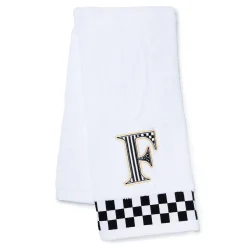 MacKenzie-Childs Bath & Bath Accessories<Monogram F Check Hand Towel