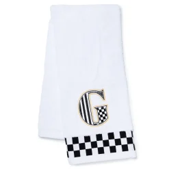 MacKenzie-Childs Bath & Bath Accessories<Monogram G Check Hand Towel