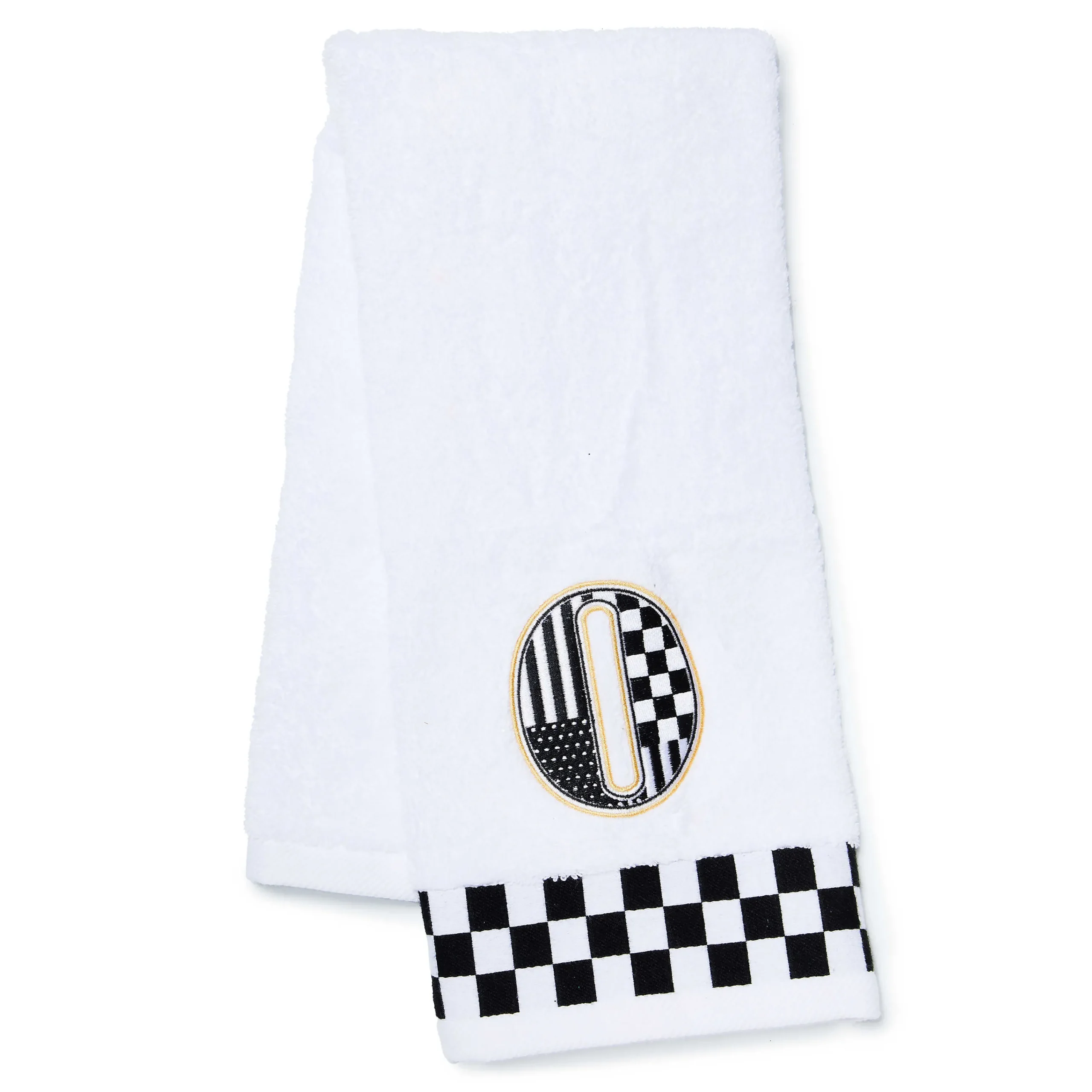 MacKenzie-Childs Bath & Bath Accessories<Monogram O Check Hand Towel