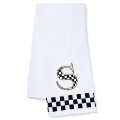 MacKenzie-Childs Bath & Bath Accessories<Monogram S Check Hand Towel