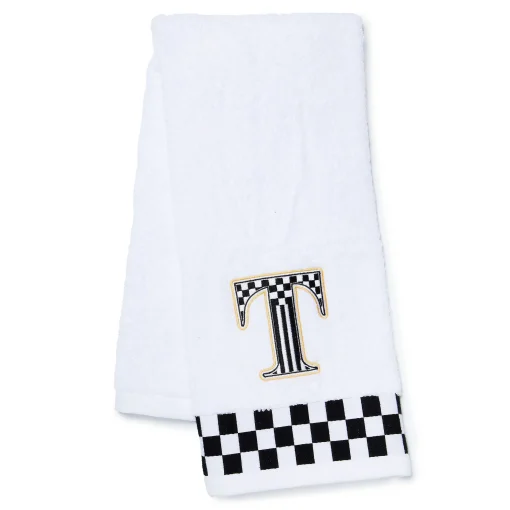 MacKenzie-Childs Bath & Bath Accessories<Monogram T Check Hand Towel