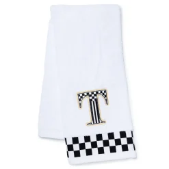 MacKenzie-Childs Bath & Bath Accessories<Monogram T Check Hand Towel