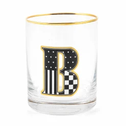 MacKenzie-Childs Holiday|Drinkware<Monogram Tumbler - B