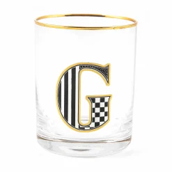 MacKenzie-Childs Holiday|Drinkware<Monogram Tumbler - G