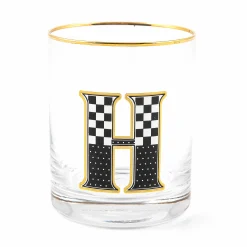 MacKenzie-Childs Holiday|Drinkware<Monogram Tumbler - H