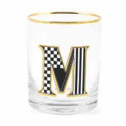 MacKenzie-Childs Holiday|Drinkware<Monogram Tumbler - M
