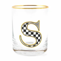 MacKenzie-Childs Holiday|Drinkware<Monogram Tumbler - S