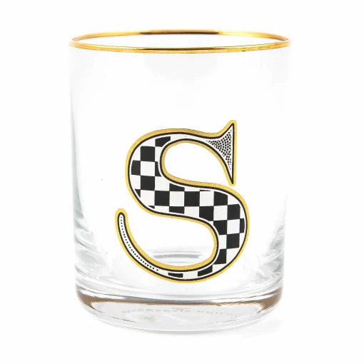 MacKenzie-Childs Holiday|Drinkware<Monogram Tumbler - S