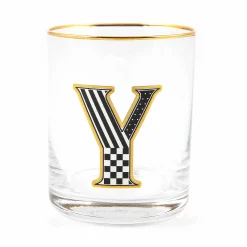 MacKenzie-Childs Holiday|Drinkware<Monogram Tumbler - Y