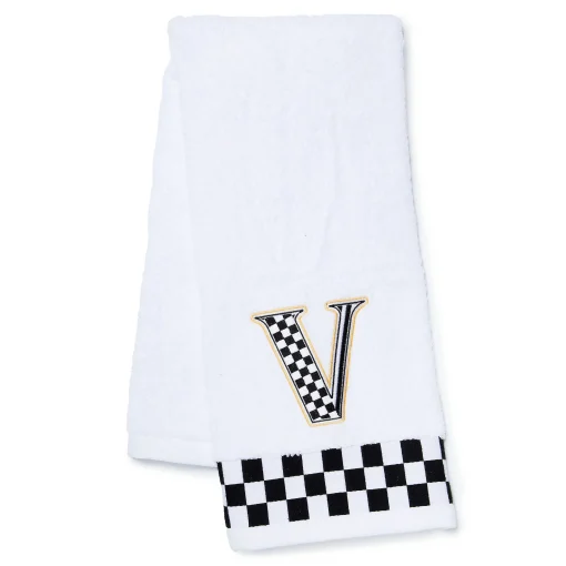 MacKenzie-Childs Bath & Bath Accessories<Monogram V Check Hand Towel
