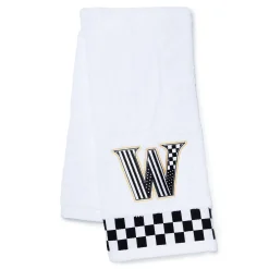 MacKenzie-Childs Bath & Bath Accessories<Monogram W Check Hand Towel