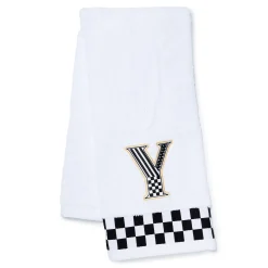 MacKenzie-Childs Bath & Bath Accessories<Monogram Y Check Hand Towel