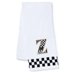 MacKenzie-Childs Bath & Bath Accessories<Monogram Z Check Hand Towel