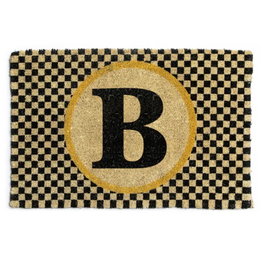 MacKenzie-Childs Outdoor|Rugs<Monogrammed B Entrance Mat