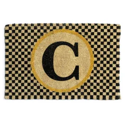 MacKenzie-Childs Outdoor|Rugs<Monogrammed C Entrance Mat