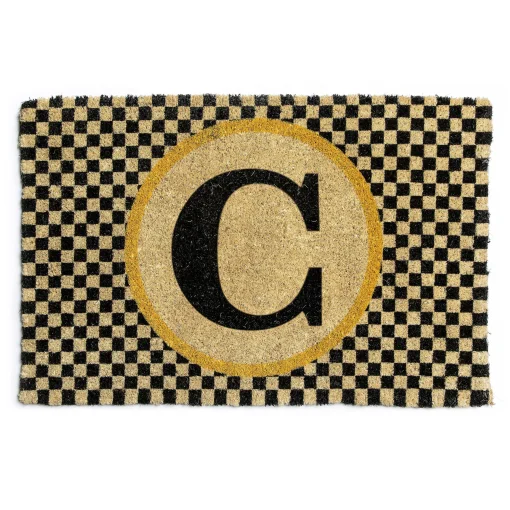 MacKenzie-Childs Outdoor|Rugs<Monogrammed C Entrance Mat