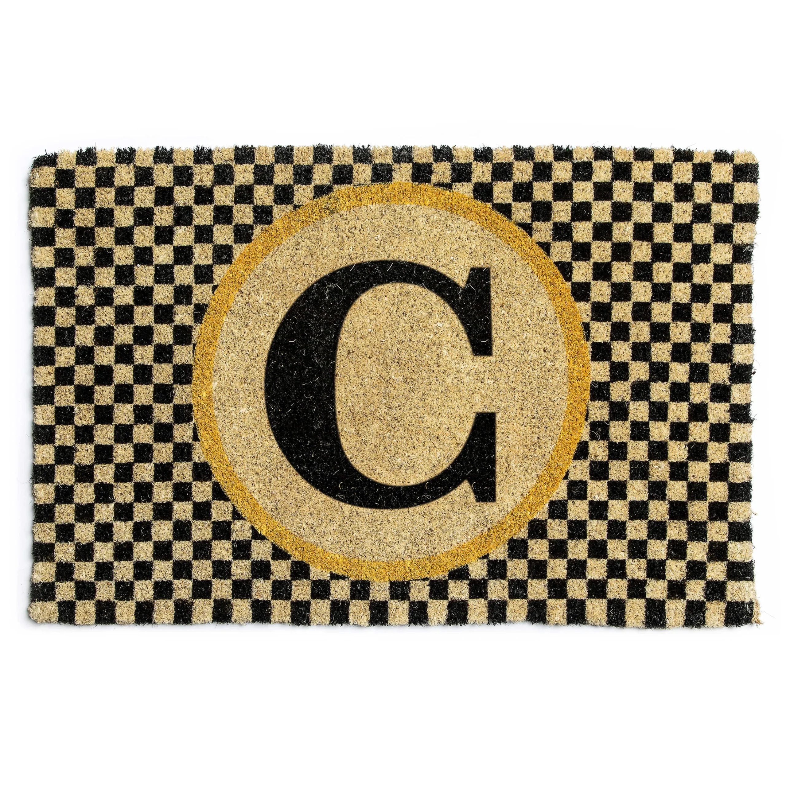 MacKenzie-Childs Outdoor|Rugs<Monogrammed C Entrance Mat