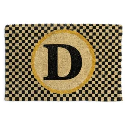MacKenzie-Childs Outdoor|Rugs<Monogrammed D Entrance Mat